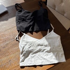 Lululemon Black and White Women's Tops
